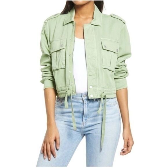 Blank NYC Jackets & Blazers - Blank NYC  XS Utility Jacket Cropped Lightweight